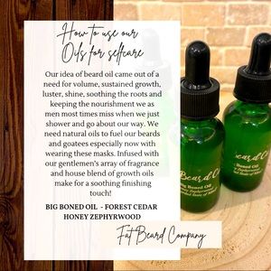 Big Boned Oil - Intense Forest Grooming Package